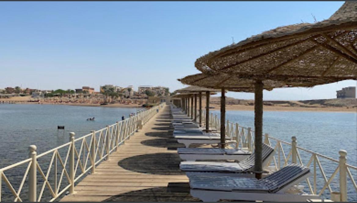 Apartment At Nubia Aqua Beach Resort Hurghada Bagian luar foto