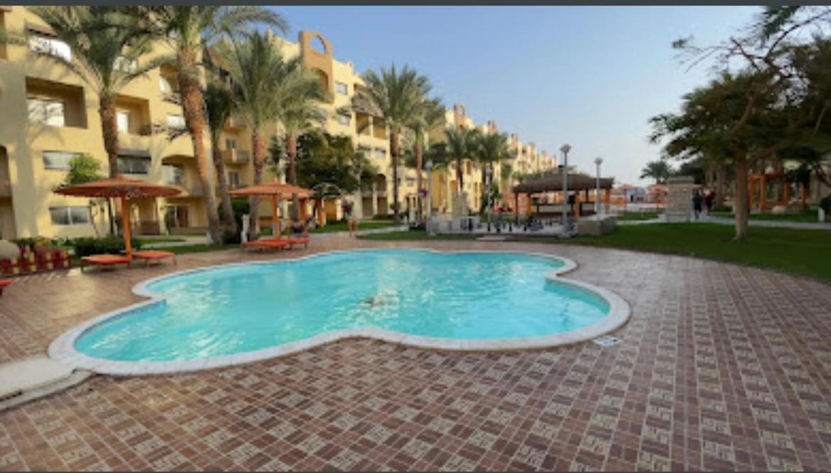 Apartment At Nubia Aqua Beach Resort Hurghada Bagian luar foto