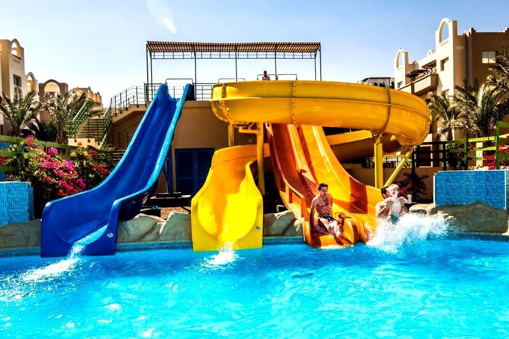 Apartment At Nubia Aqua Beach Resort Hurghada Bagian luar foto