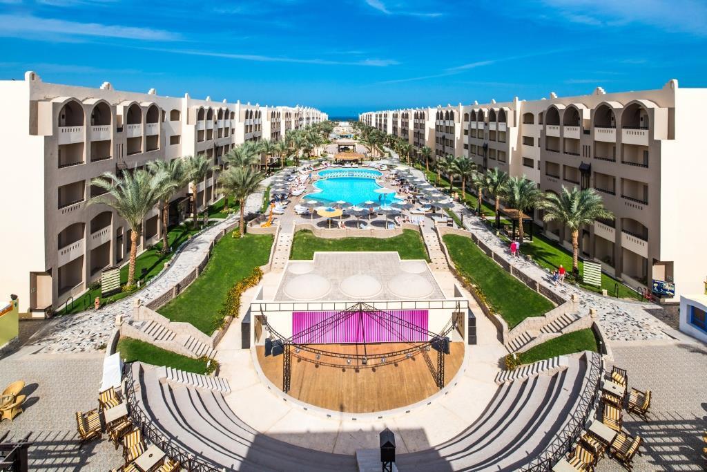 Apartment At Nubia Aqua Beach Resort Hurghada Bagian luar foto